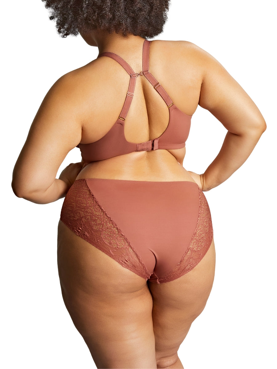 Estel Plunge Bra - Rose Gold