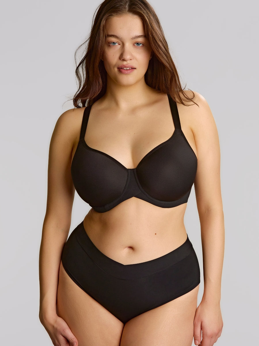 Form Moulded Spacer Bra - Black