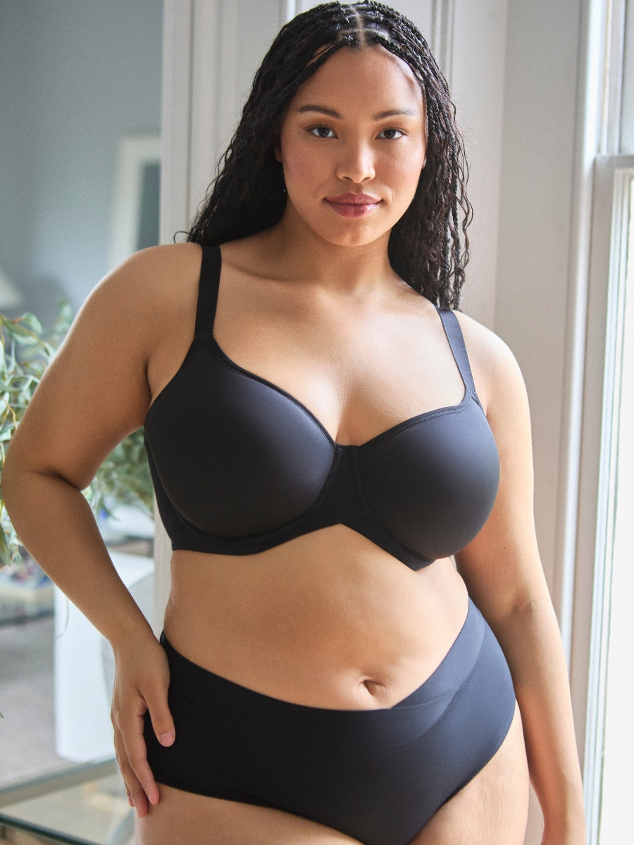 Form Moulded Spacer Bra - Black