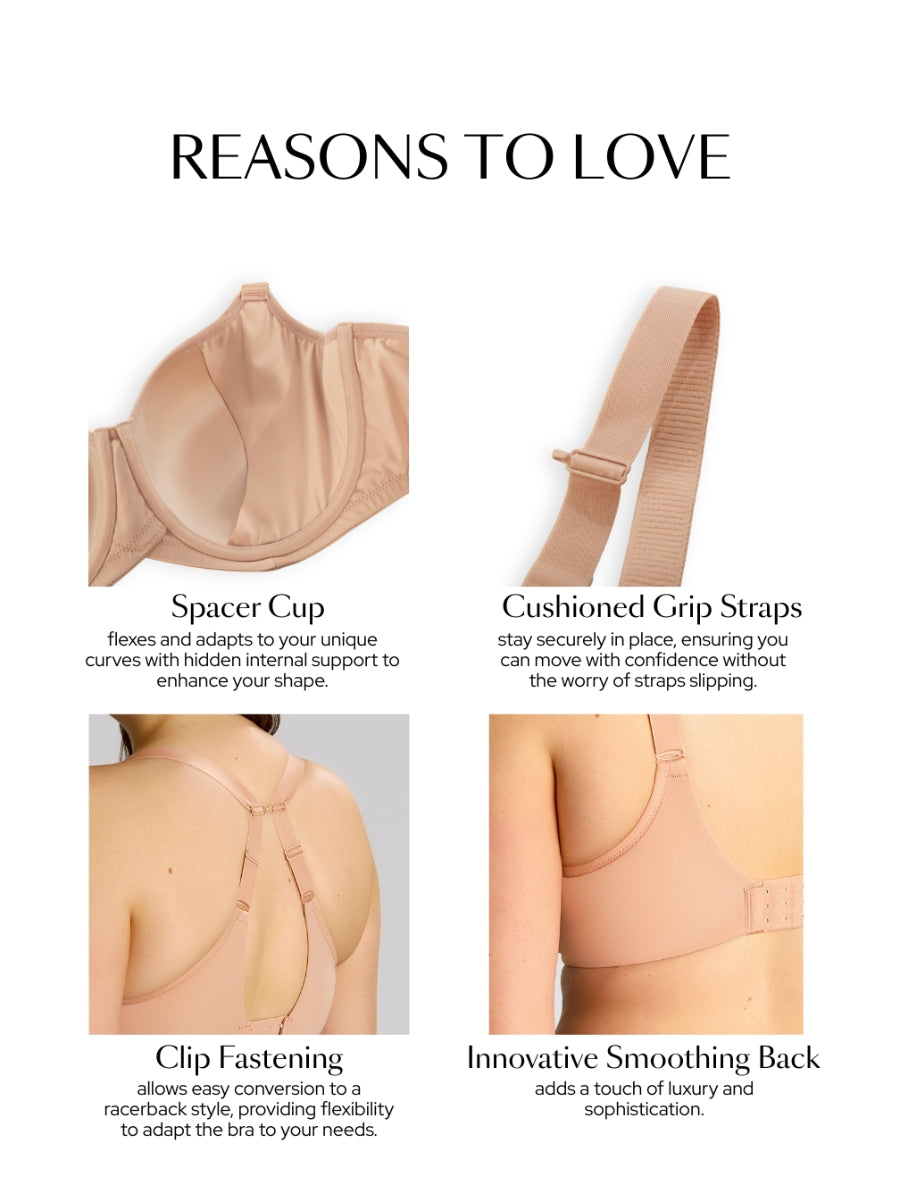 Form Moulded Spacer Bra - Honey