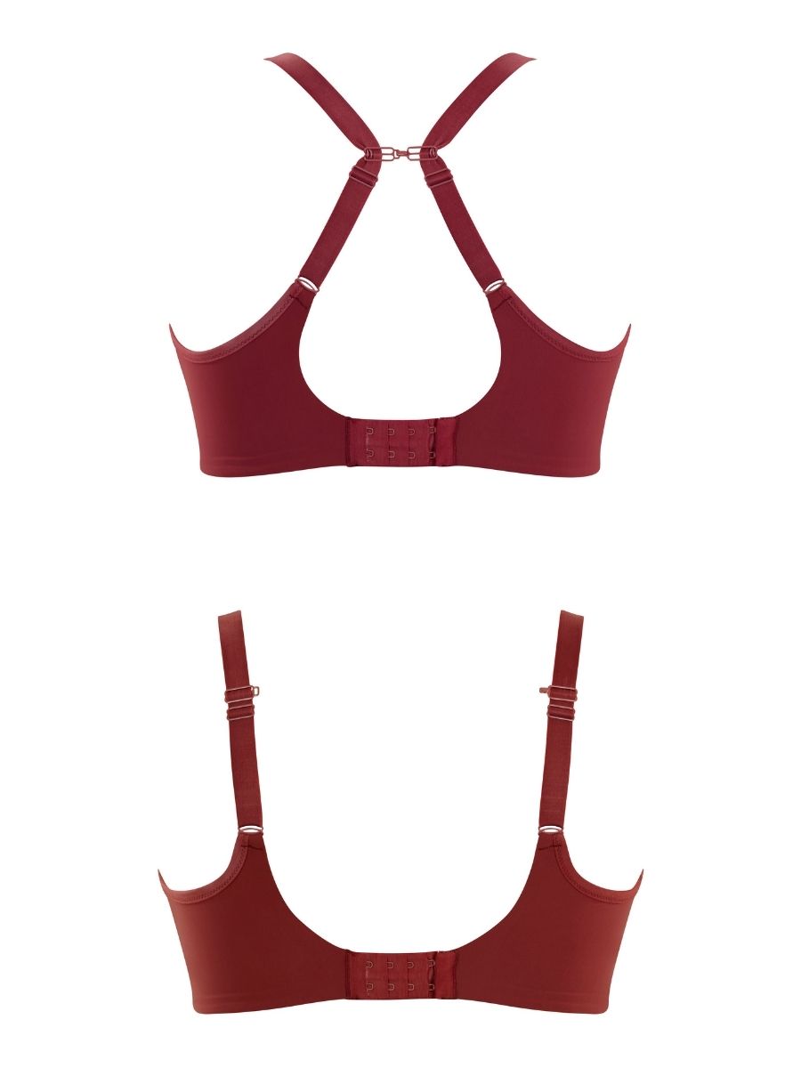 sculptresse elegance spacer bra mineral red