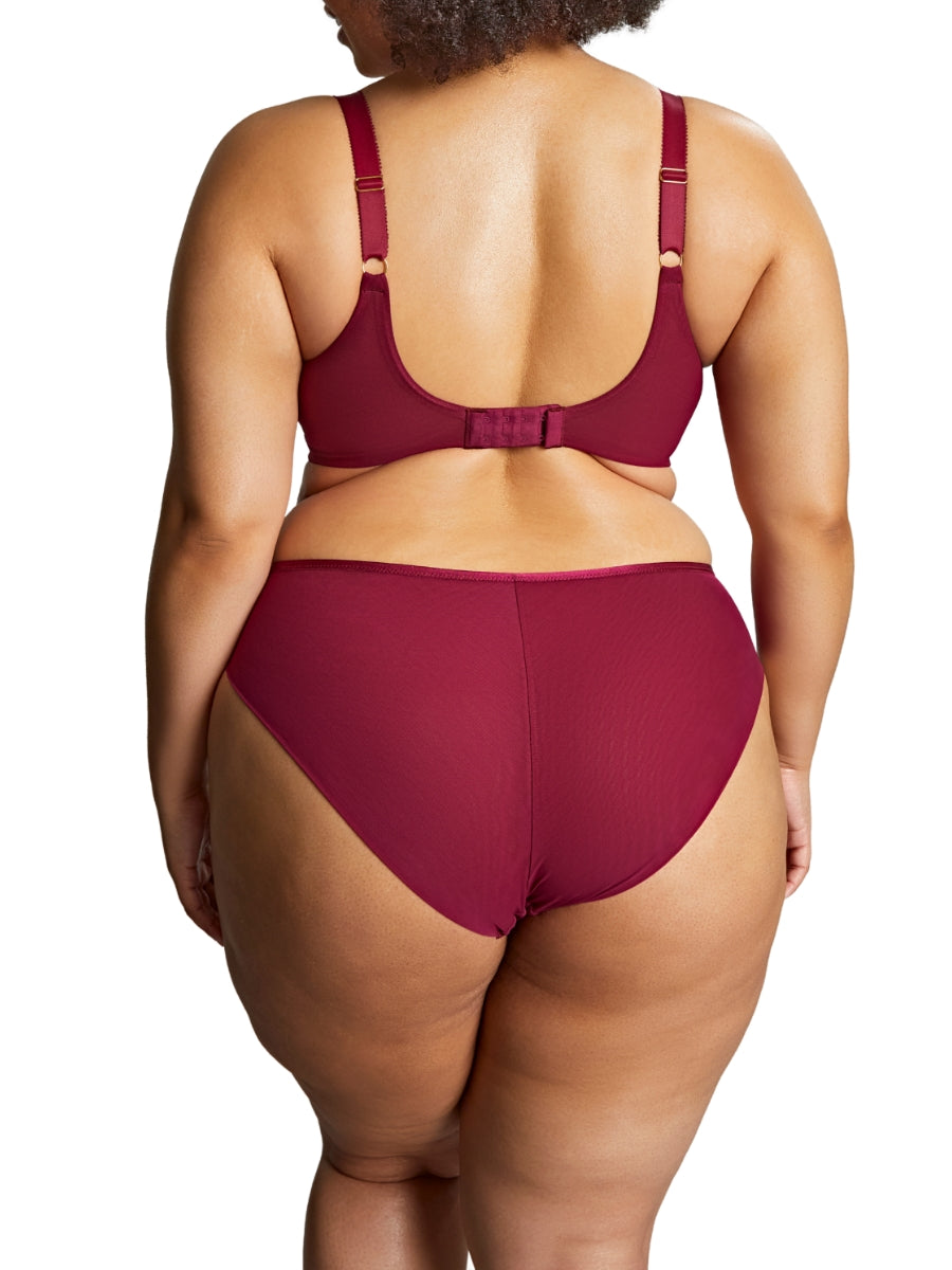 Natalia Full Cup Bra - Bordeaux Red