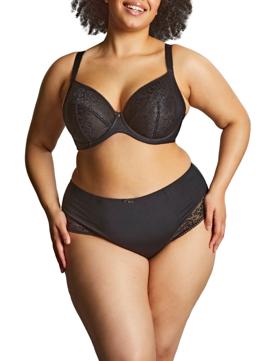 Roxie Plunge Bra - Black