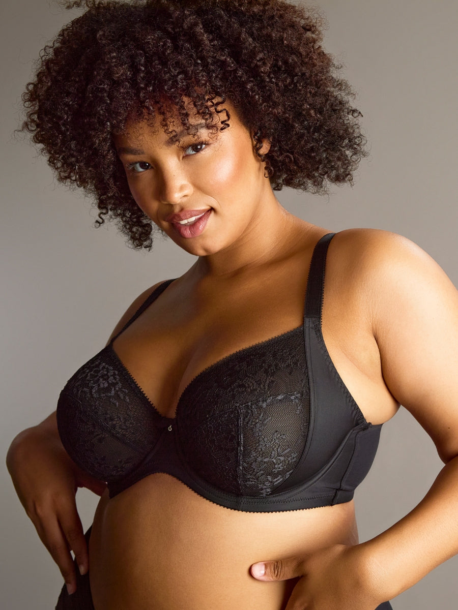 Roxie Plunge Bra - Black
