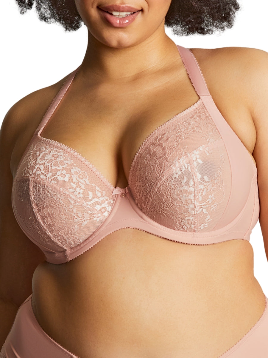 Roxie Plunge Bra - Misty Rose