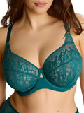 Sophia Full Cup Bra - Teal Blue