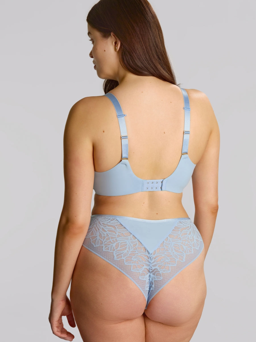Sophia Plunge Bra - Dusky Blue