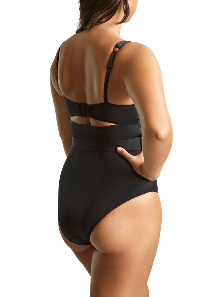 Signature Serena Square Neck Swimsuit - Signature Black
