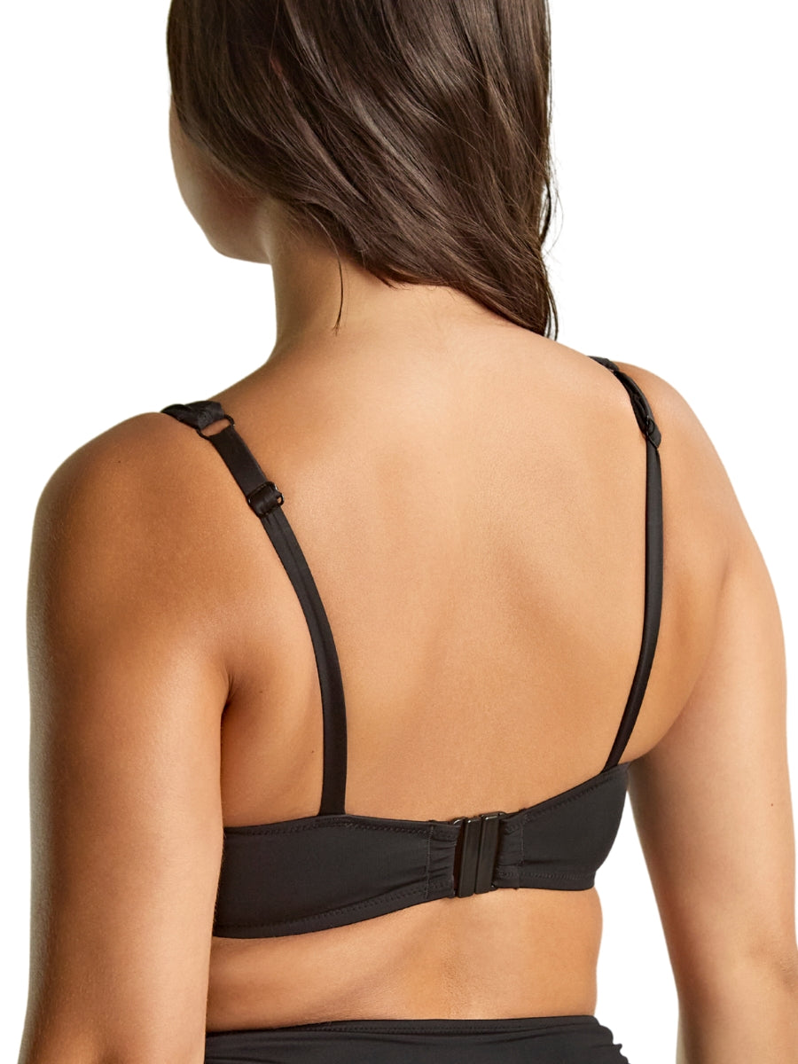 Signature Gina Square Neck Bikini Top - Signature Black