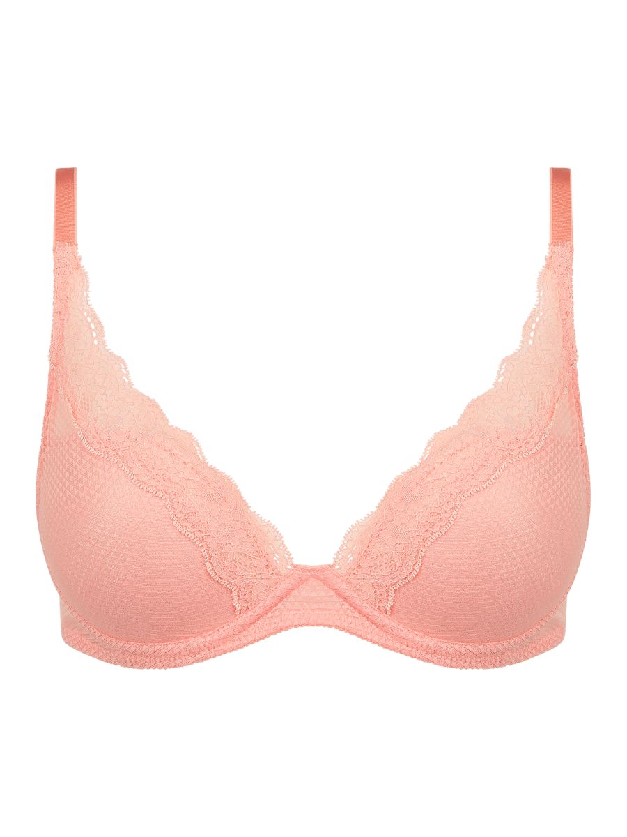 Brooklyn Plunge Bra - Candlelight Peach