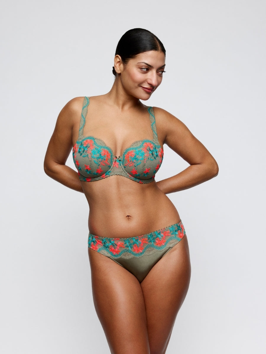 Cala Luna Padded Balcony Bra - Botanique