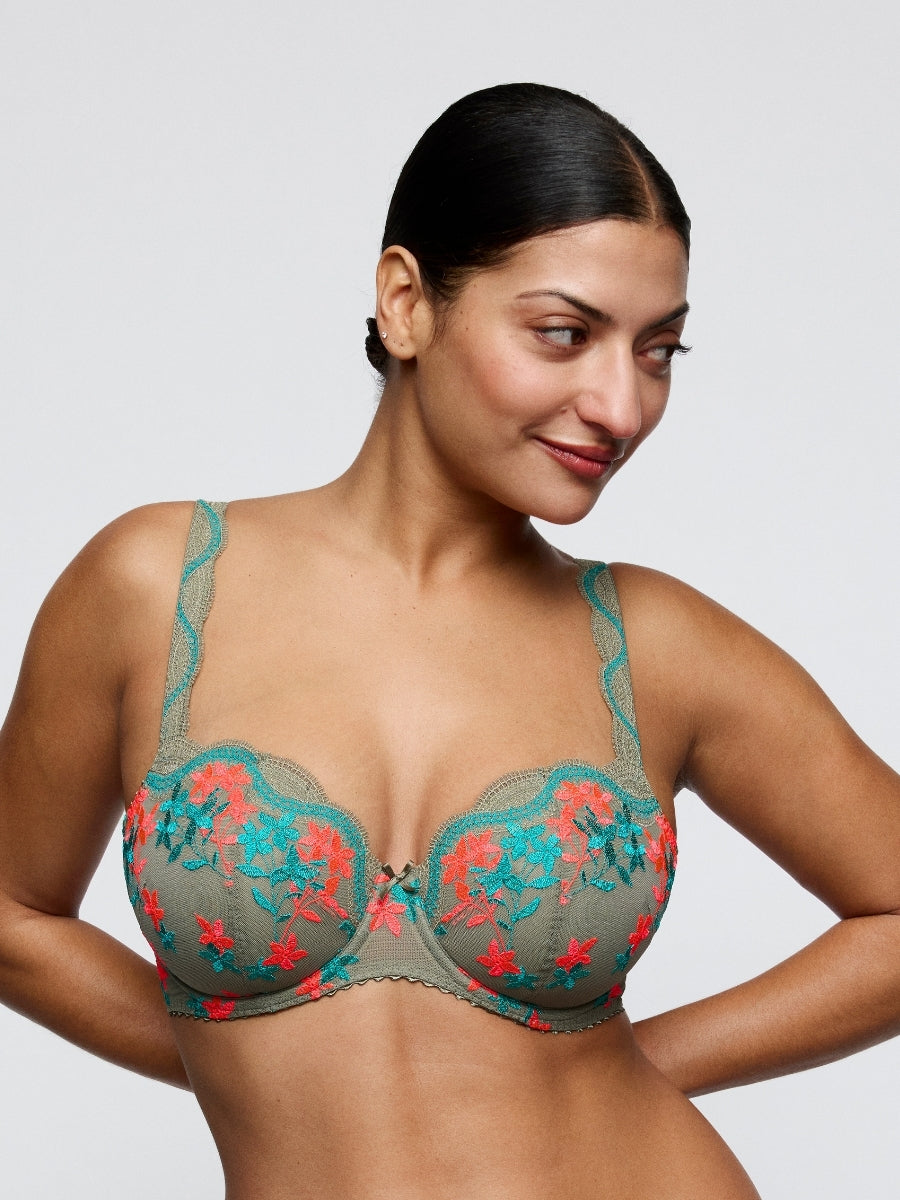Cala Luna Padded Balcony Bra - Botanique