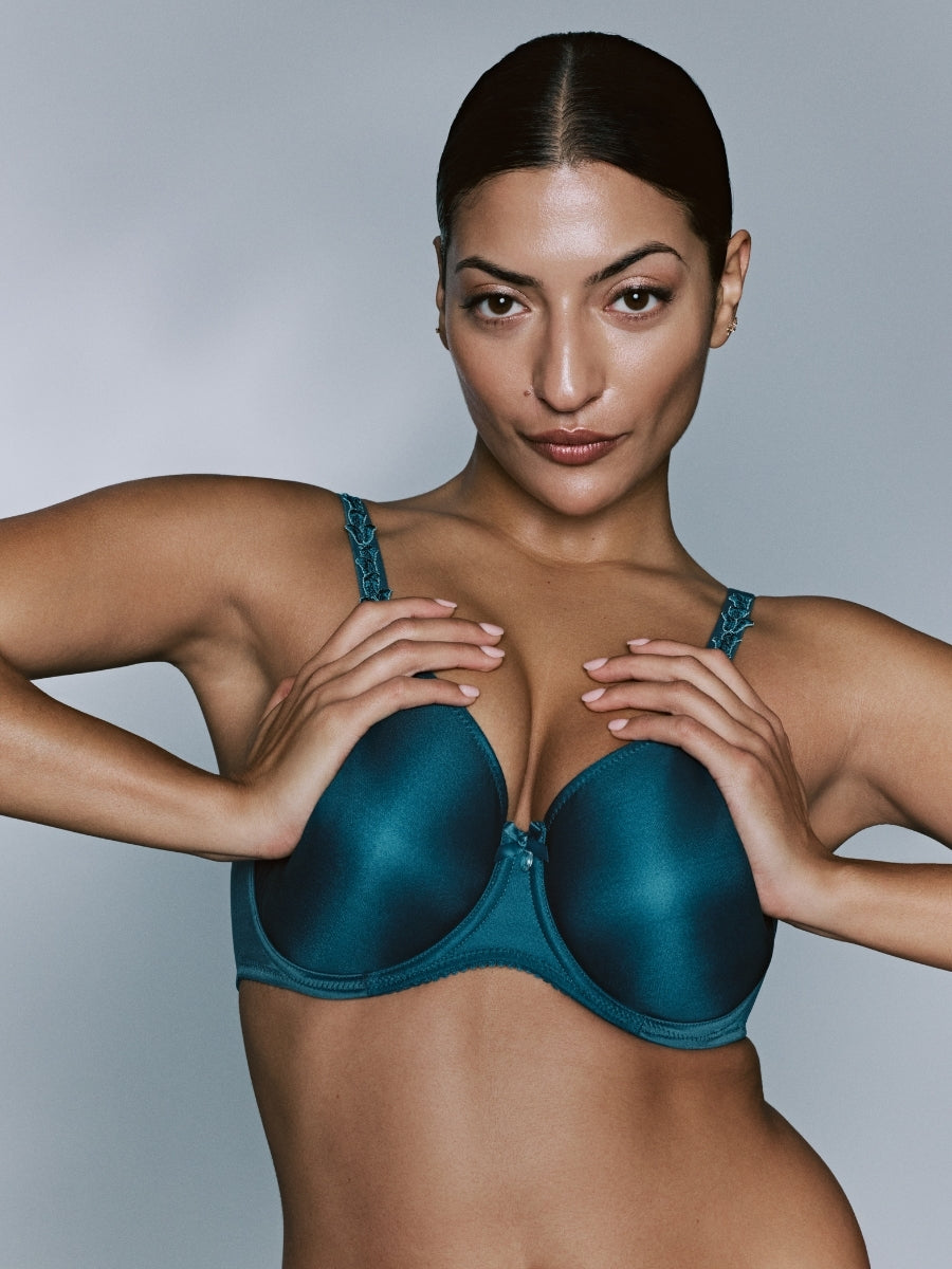 Deauville Full Cup Seamless Bra - Peacock