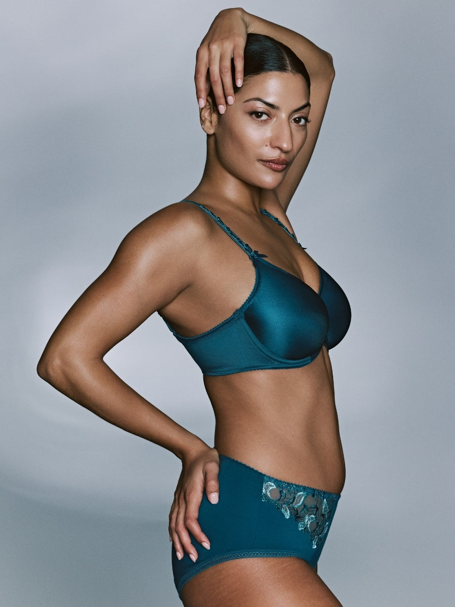Deauville Full Cup Seamless Bra - Peacock
