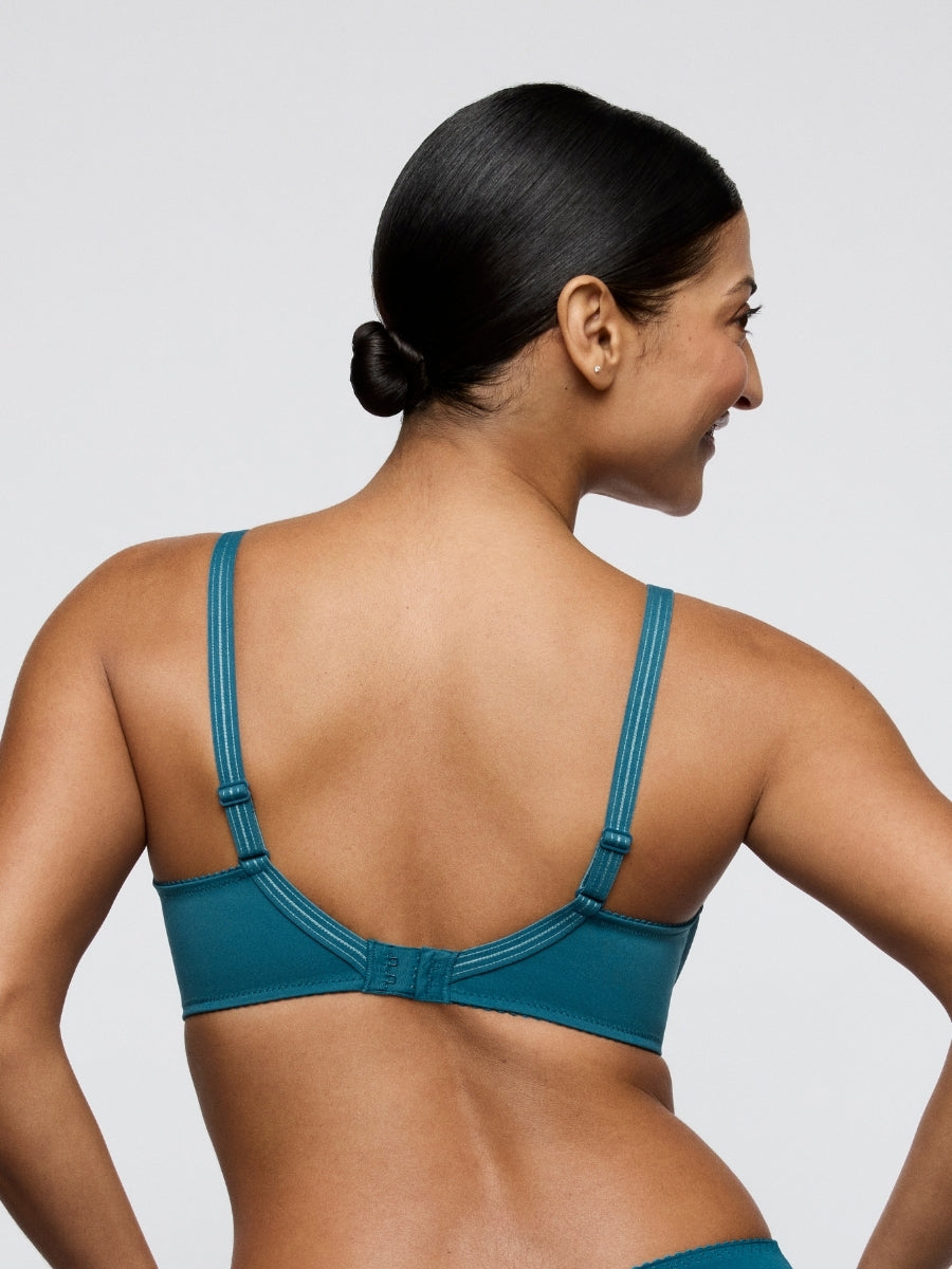 Deauville Full Cup Seamless Bra - Peacock