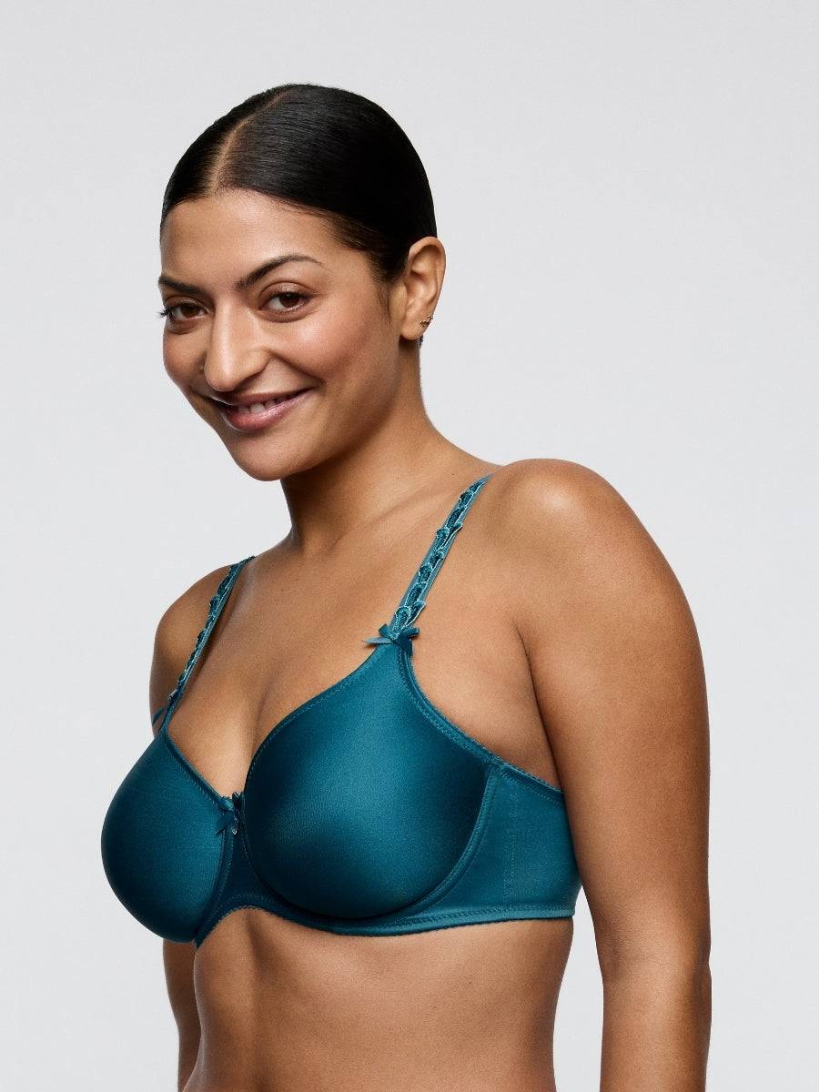 Deauville Full Cup Seamless Bra - Peacock