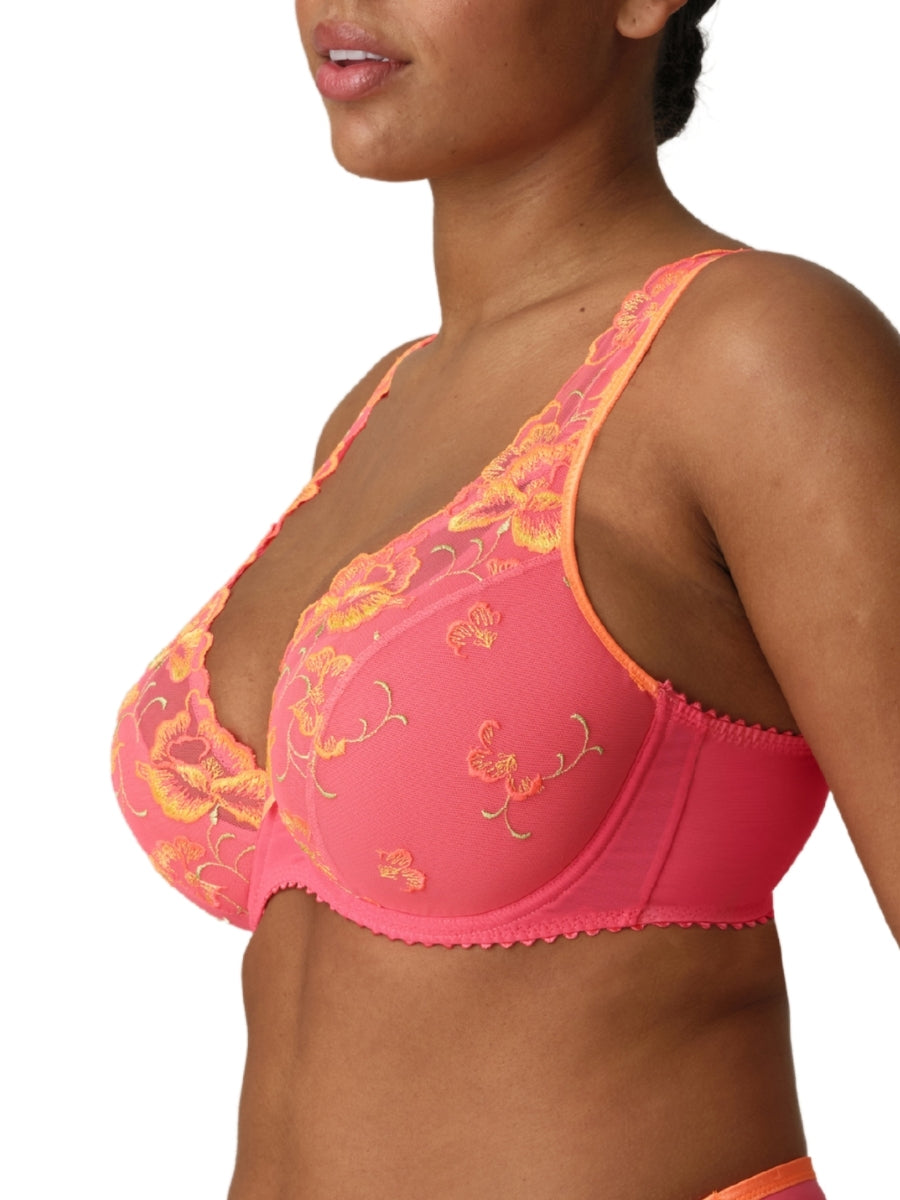 Devdaha Half Padded Plunge Bra - Tropicana