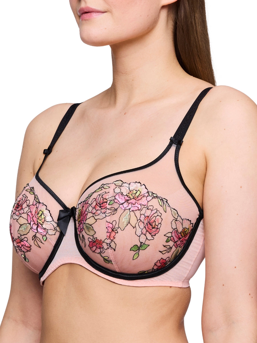 Eraclea Vertical Seam Balcony Bra - Parfait