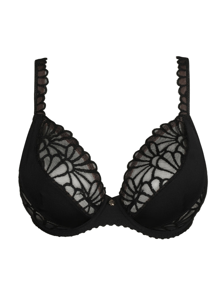 Gallipoli Plunge Bra - Black