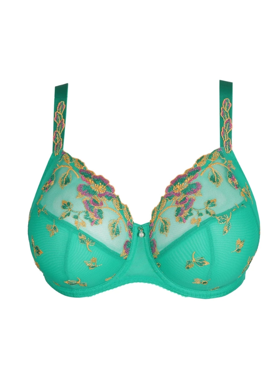 E70☆Prima Donna プリマドンナ　Lenca　ベルギー高級ブラ PrimaDonna Lenca Full Cup Bra - Sunny Teal | BraForMe