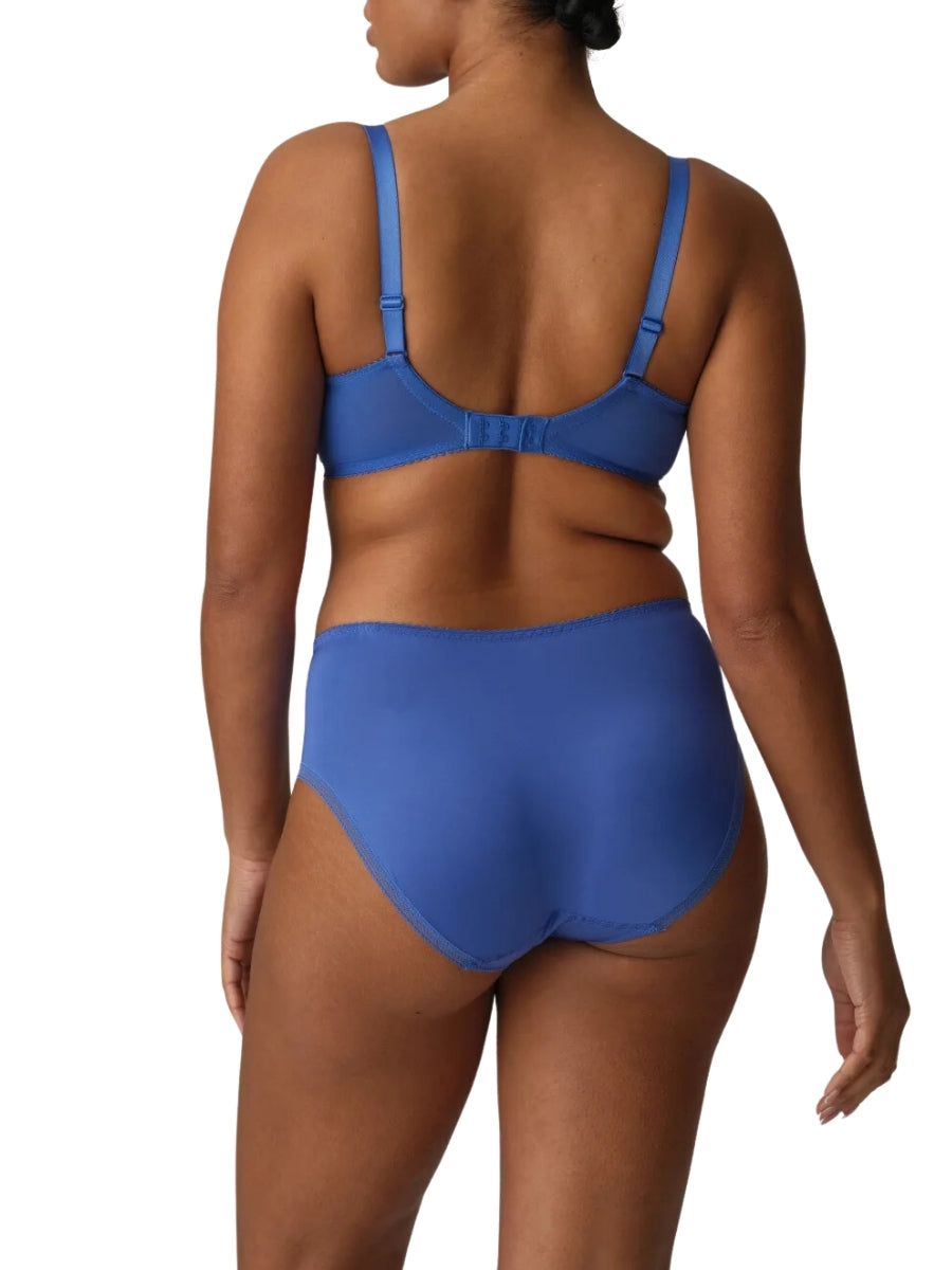 Lenca Vertical Seam Balcony Bra - Blue Eyes