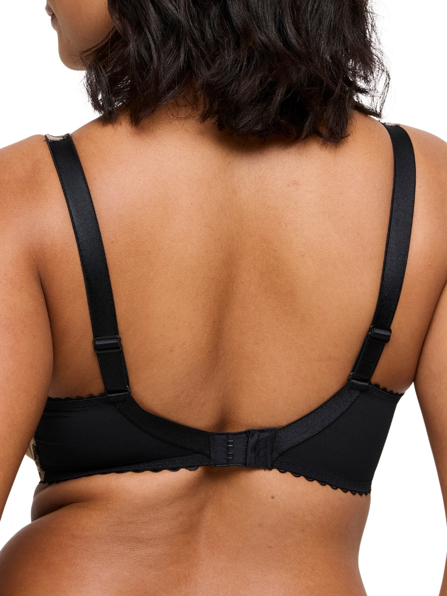 Manali Half Padded Plunge Bra - Wild Bloom