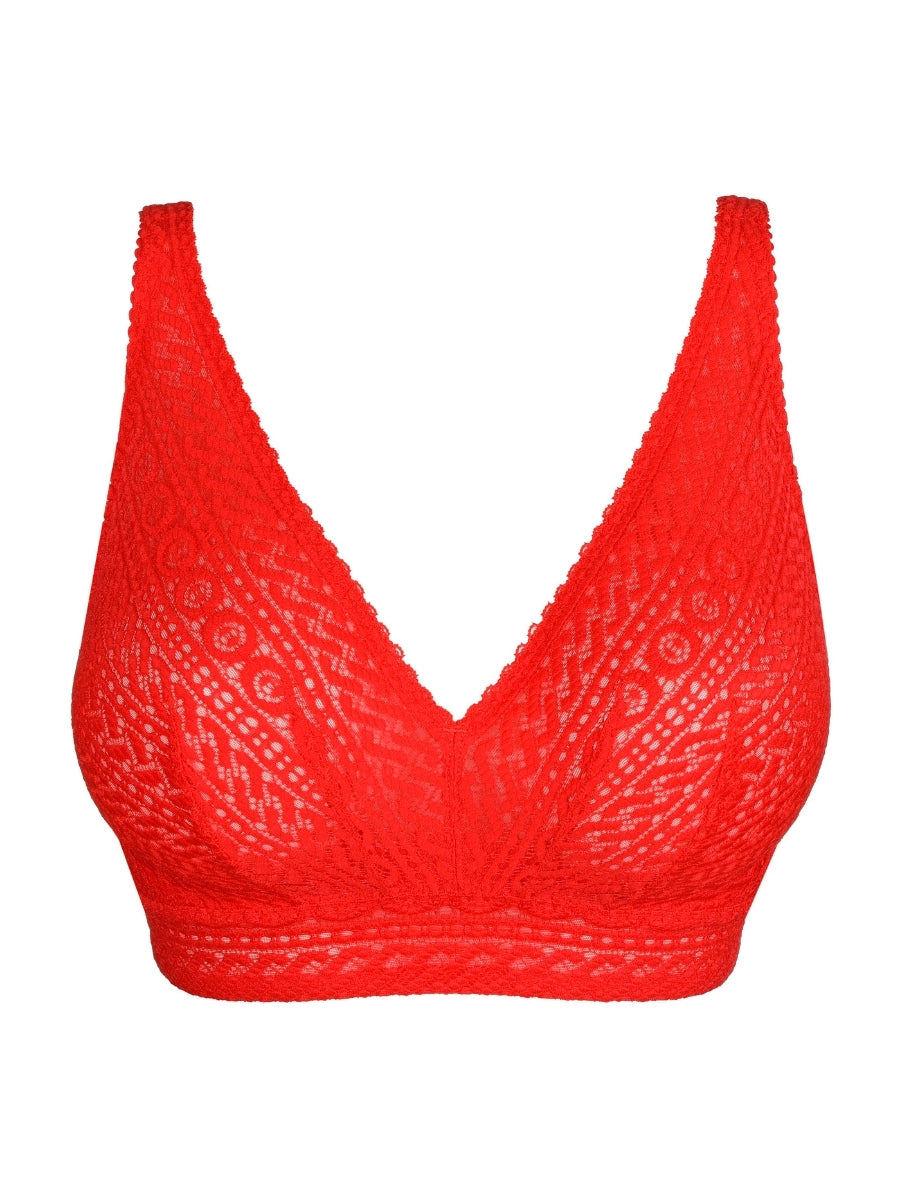 Montara Wireless Full Cup Bra - True Red