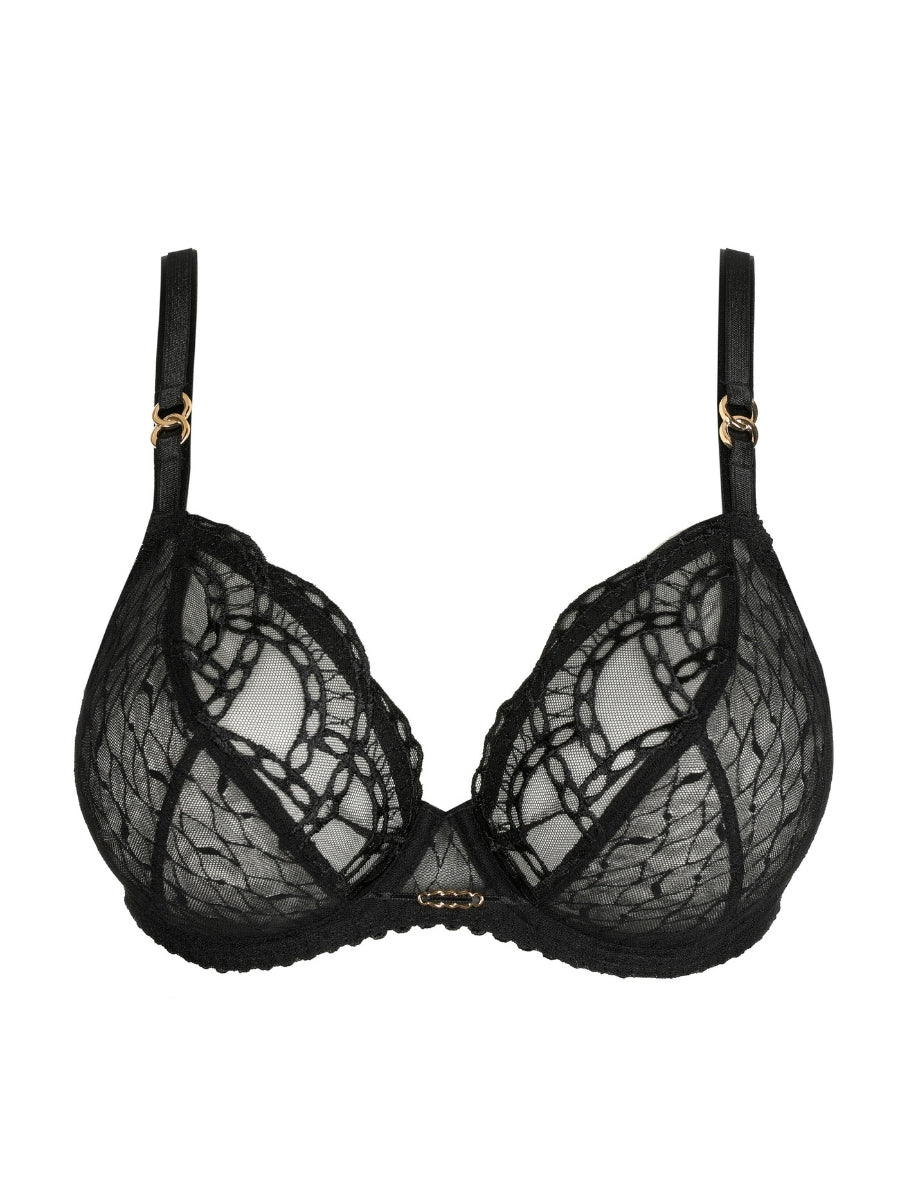 Naica Plunge Bra - Black