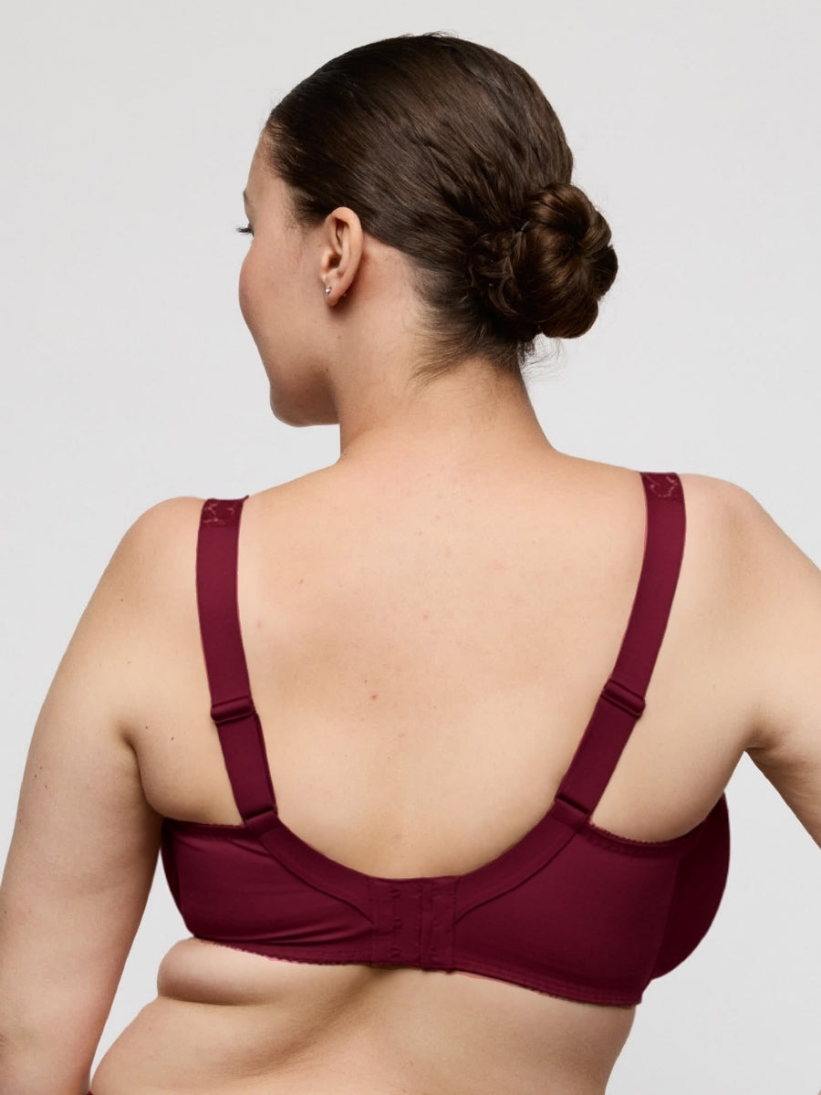Salerno I-M Full Cup Bra - Evening Red