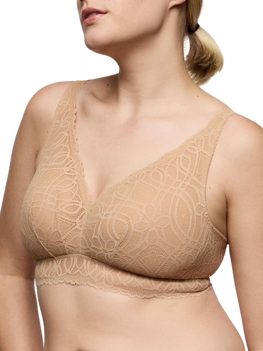 Salerno Wireless Bralette - Candy Ginger