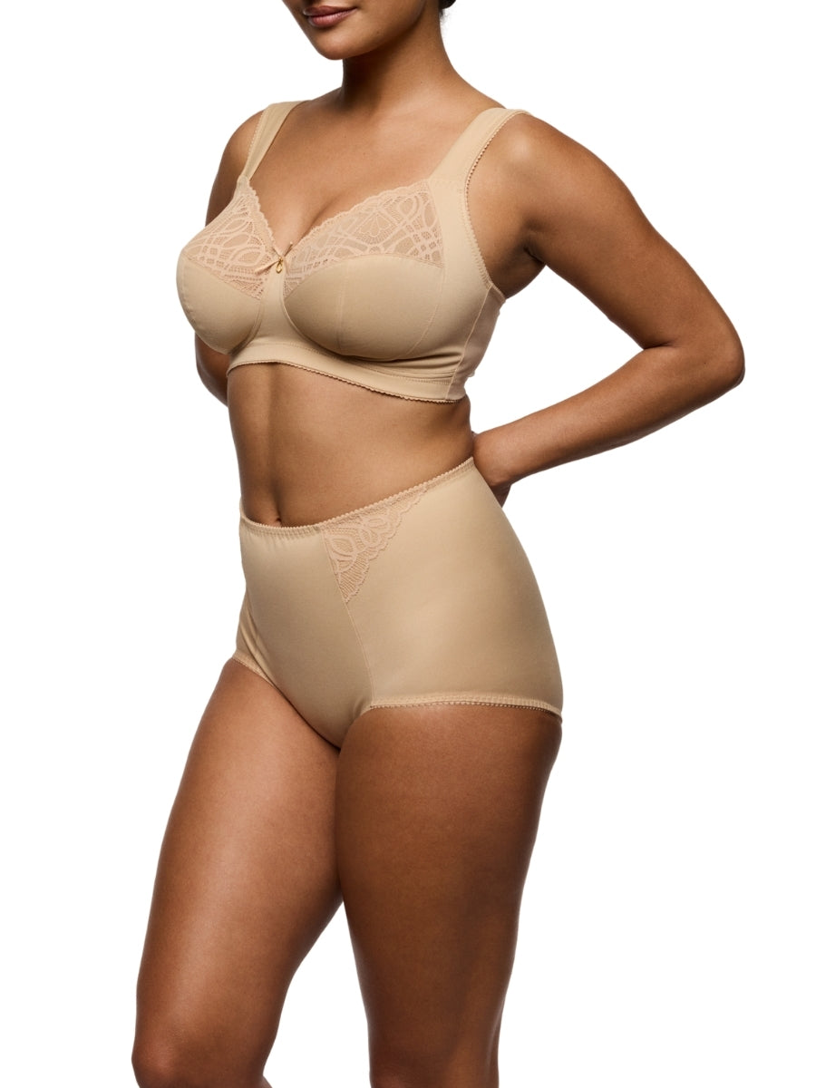 Salerno Wireless Full Cup Bra - Candy Ginger