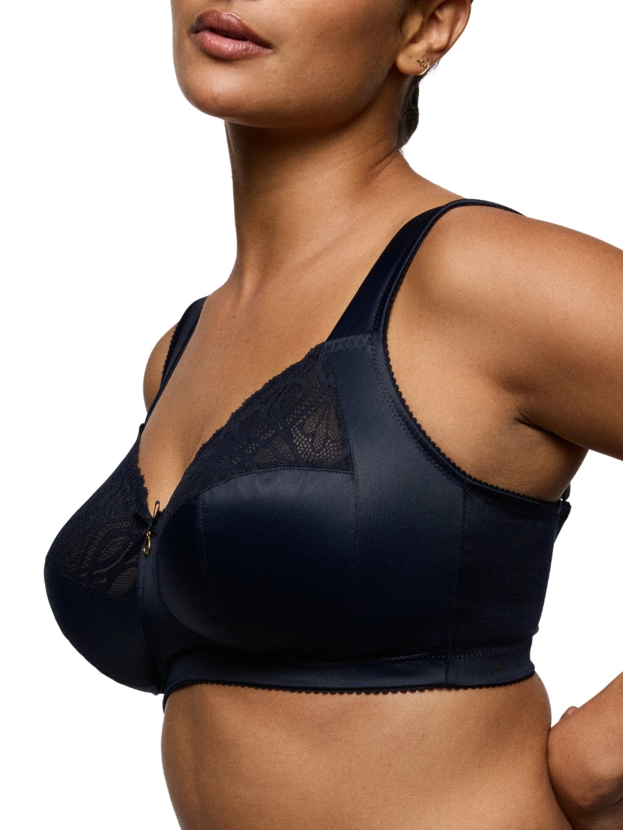 Salerno Wireless Full Cup Bra - Midnight Blue