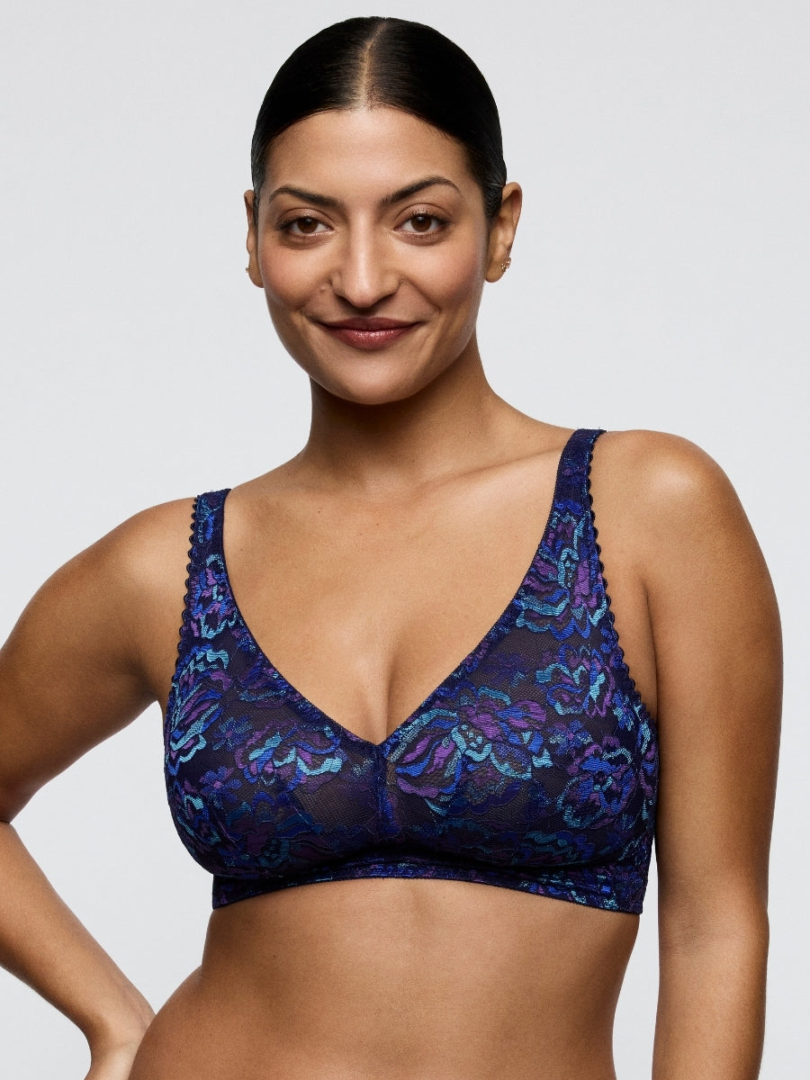 San Angel Wireless Bralette - Water Blue