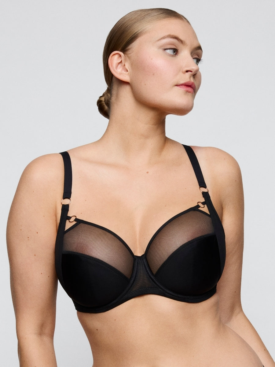 Sheary Full Cup Bra - Black