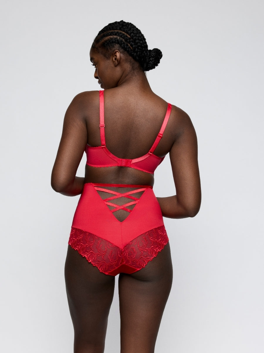 Solisse Plunge Bra - True Red