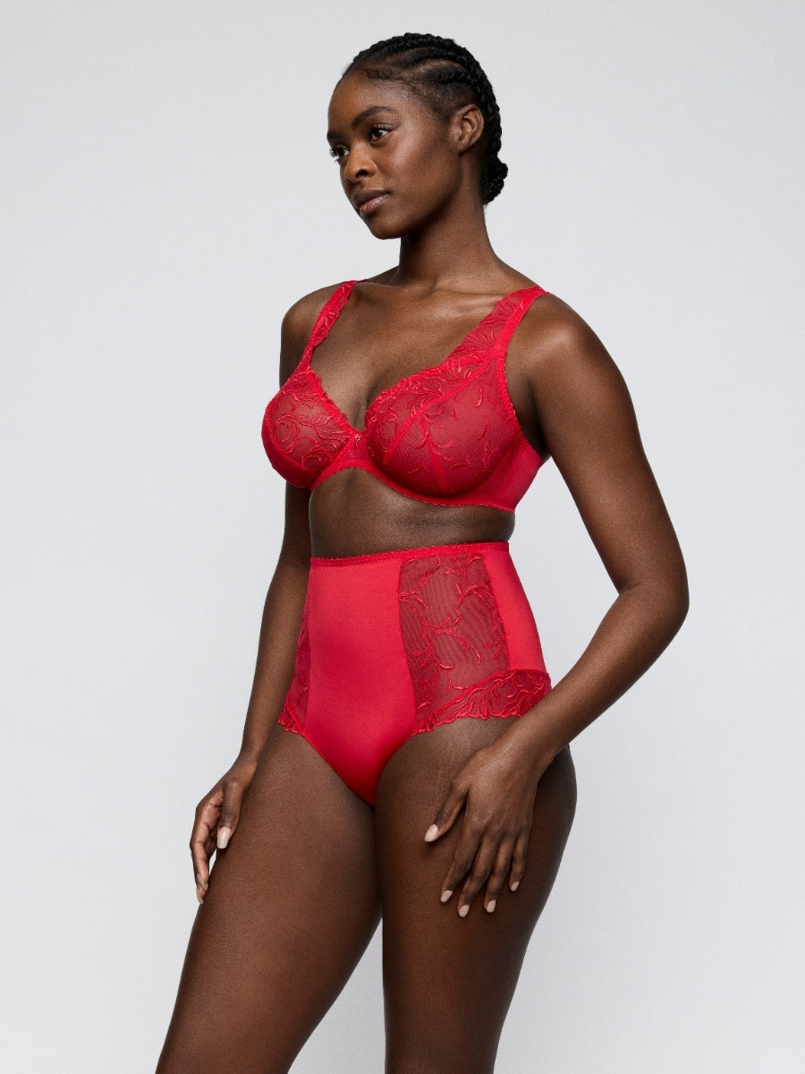 Solisse Plunge Bra - True Red
