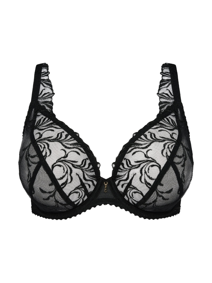 Solisse Plunge Bra - Black