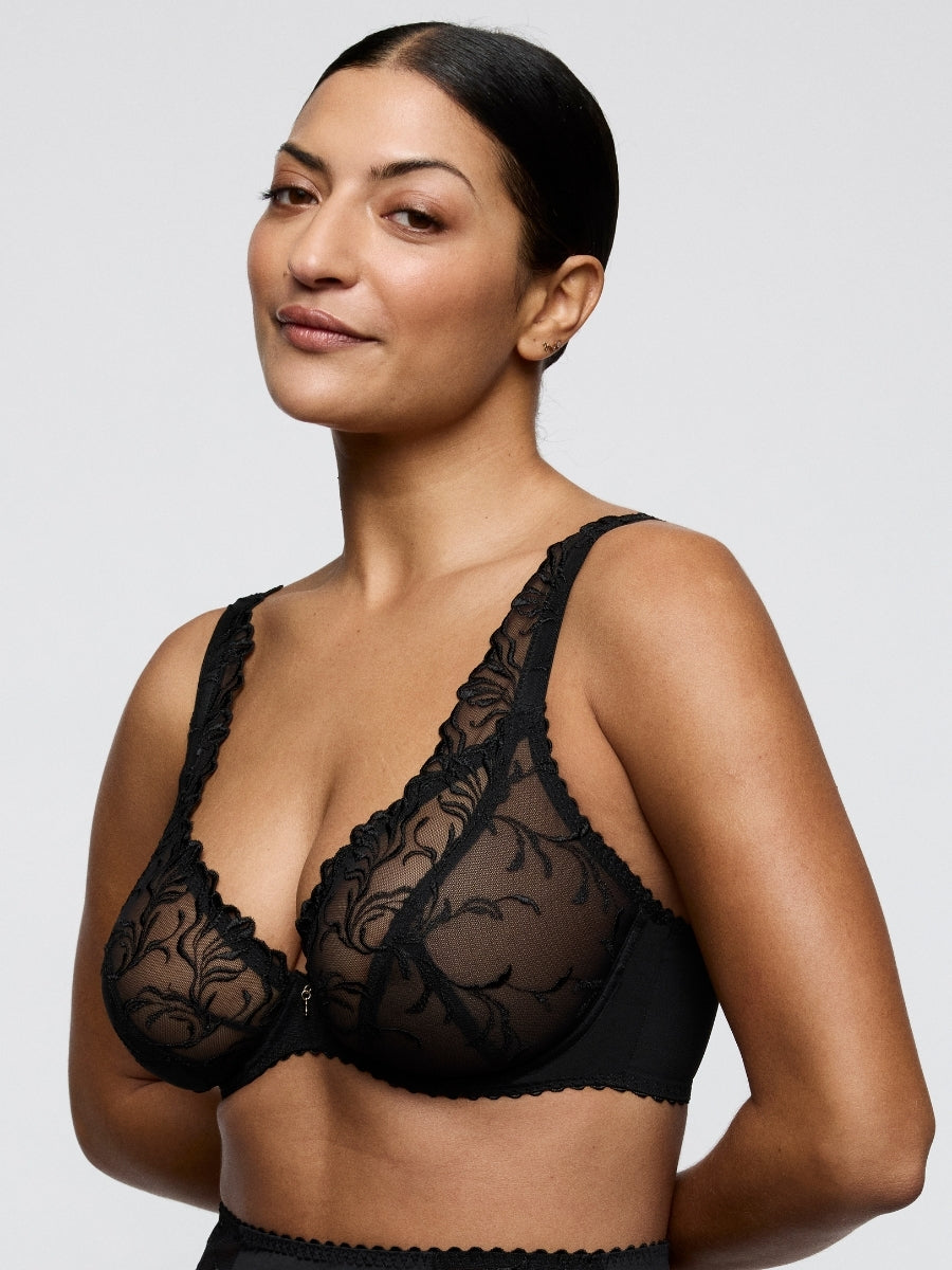 Solisse Plunge Bra - Black