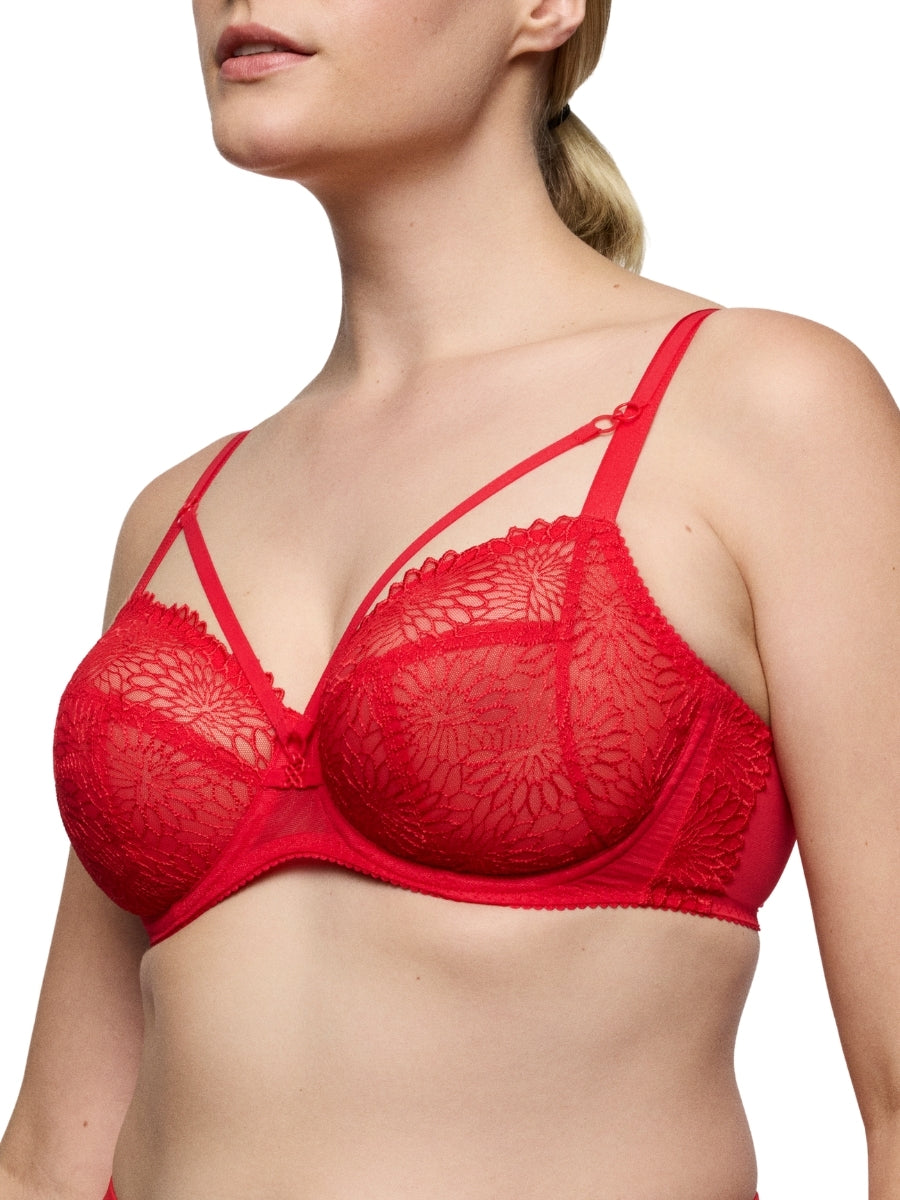 Sophora Full Cup Bra - True Red