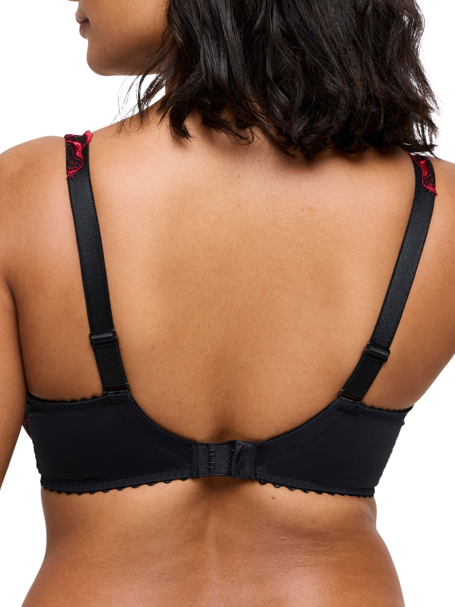 Springdale Plunge Bra - Black Rose