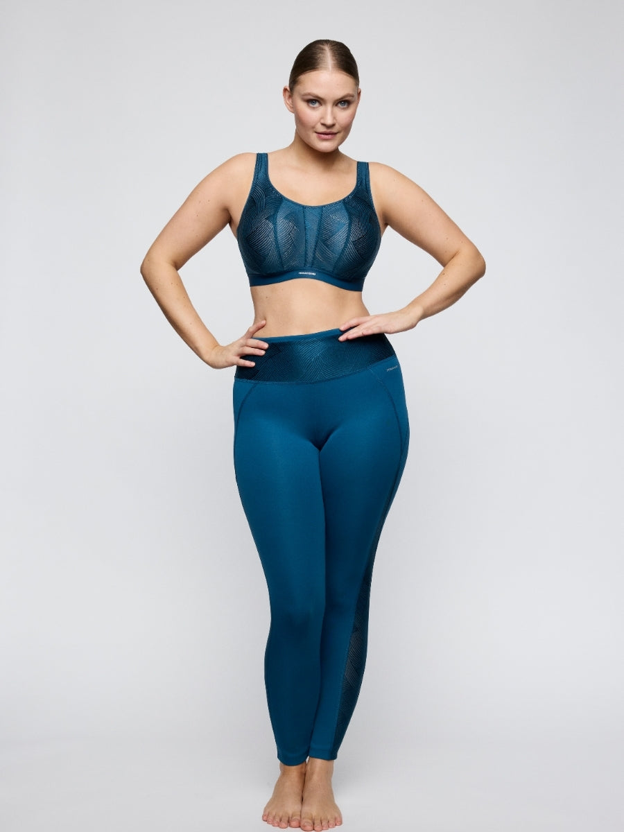 The Game Racerback Sports Bra - Deep Blue Sea