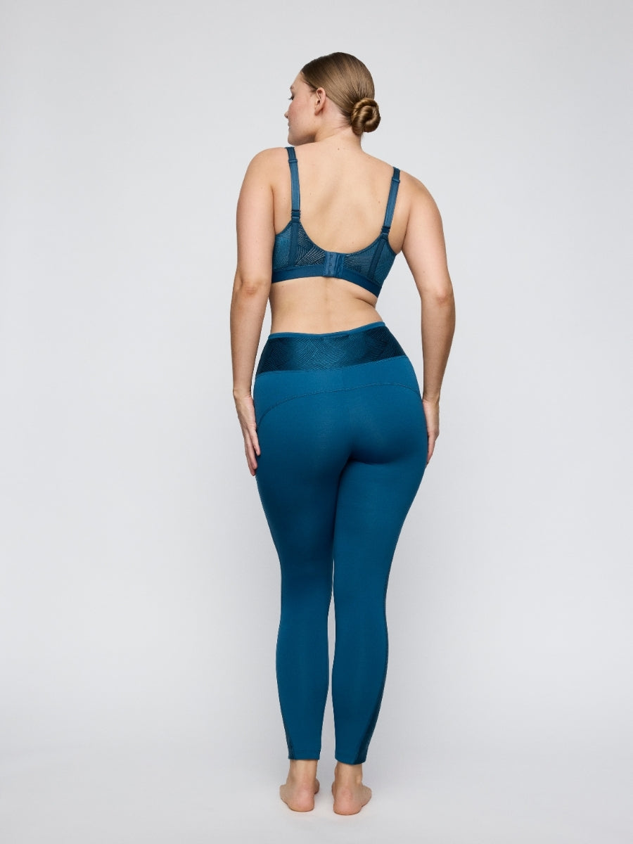 The Game Racerback Sports Bra - Deep Blue Sea