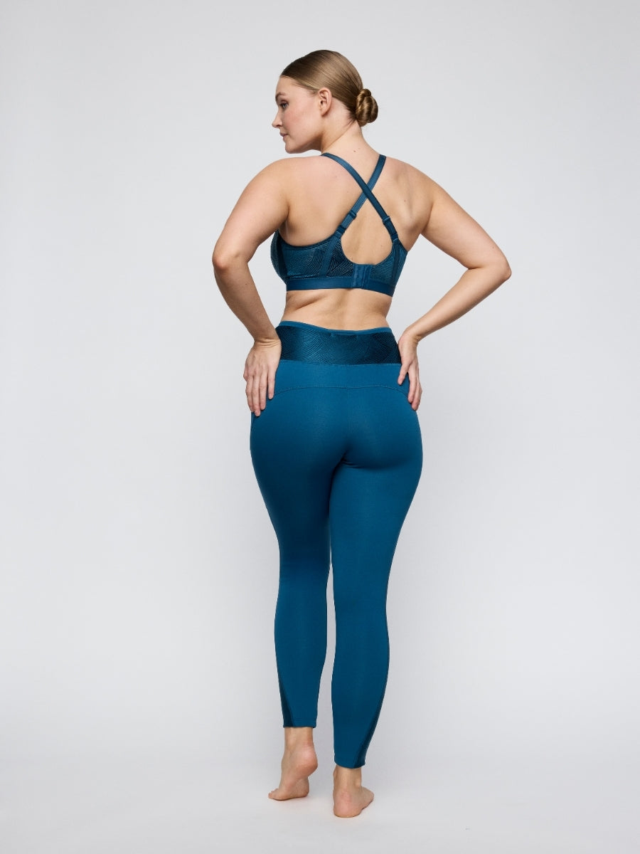 The Game Racerback Sports Bra - Deep Blue Sea