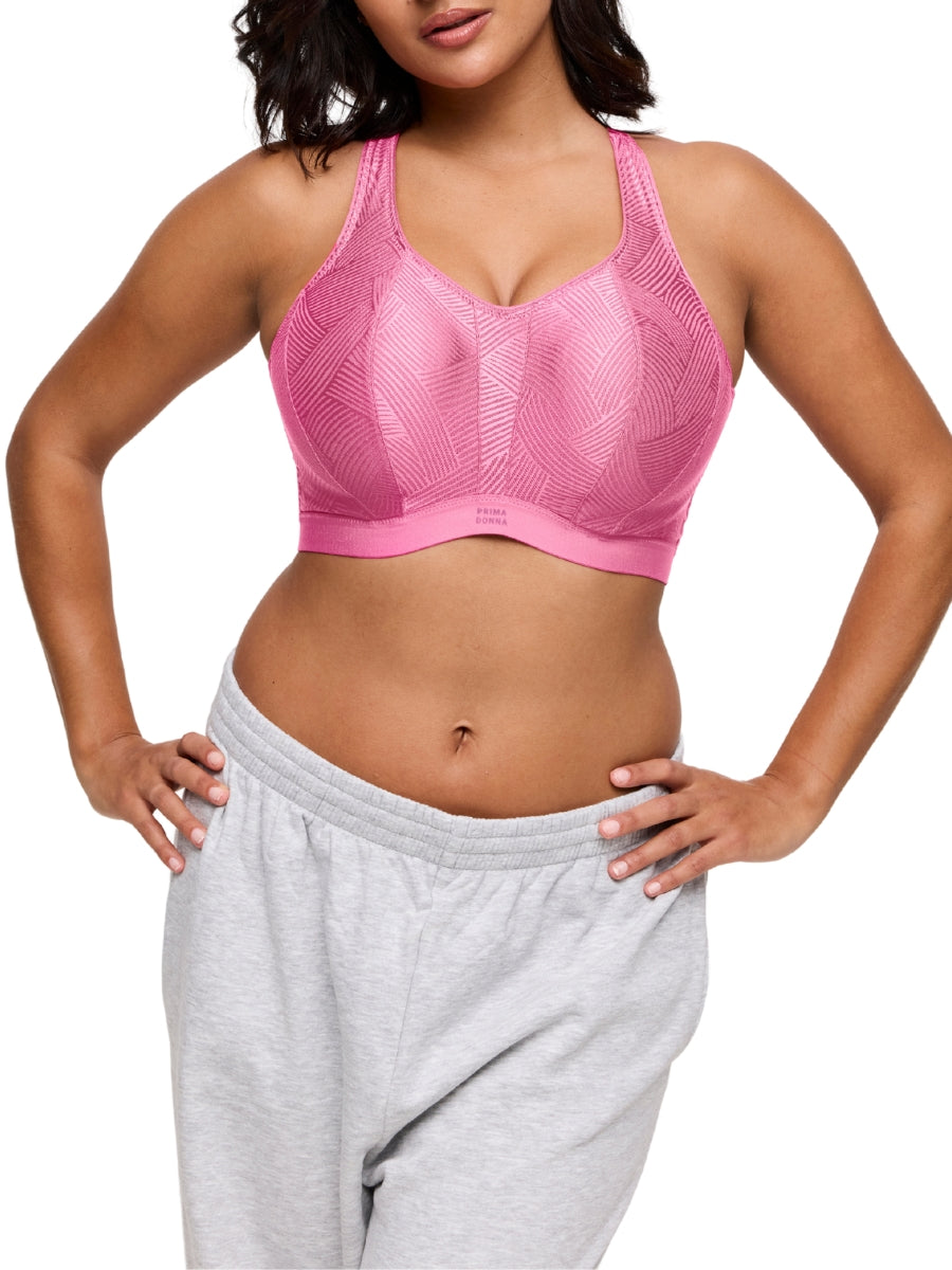 The Game Racerback Sports Bra - Orchid Pink