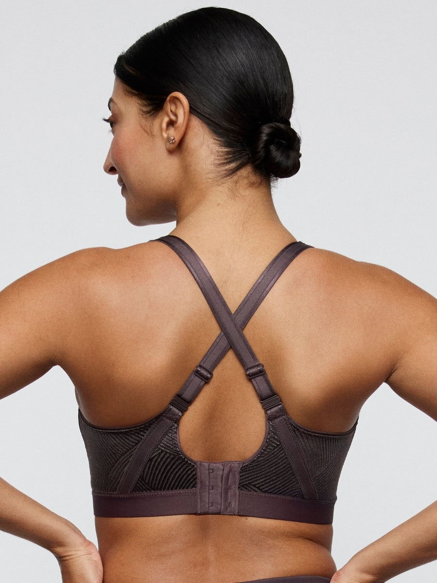 The Game Racerback Sports Bra - Smokey Taupe