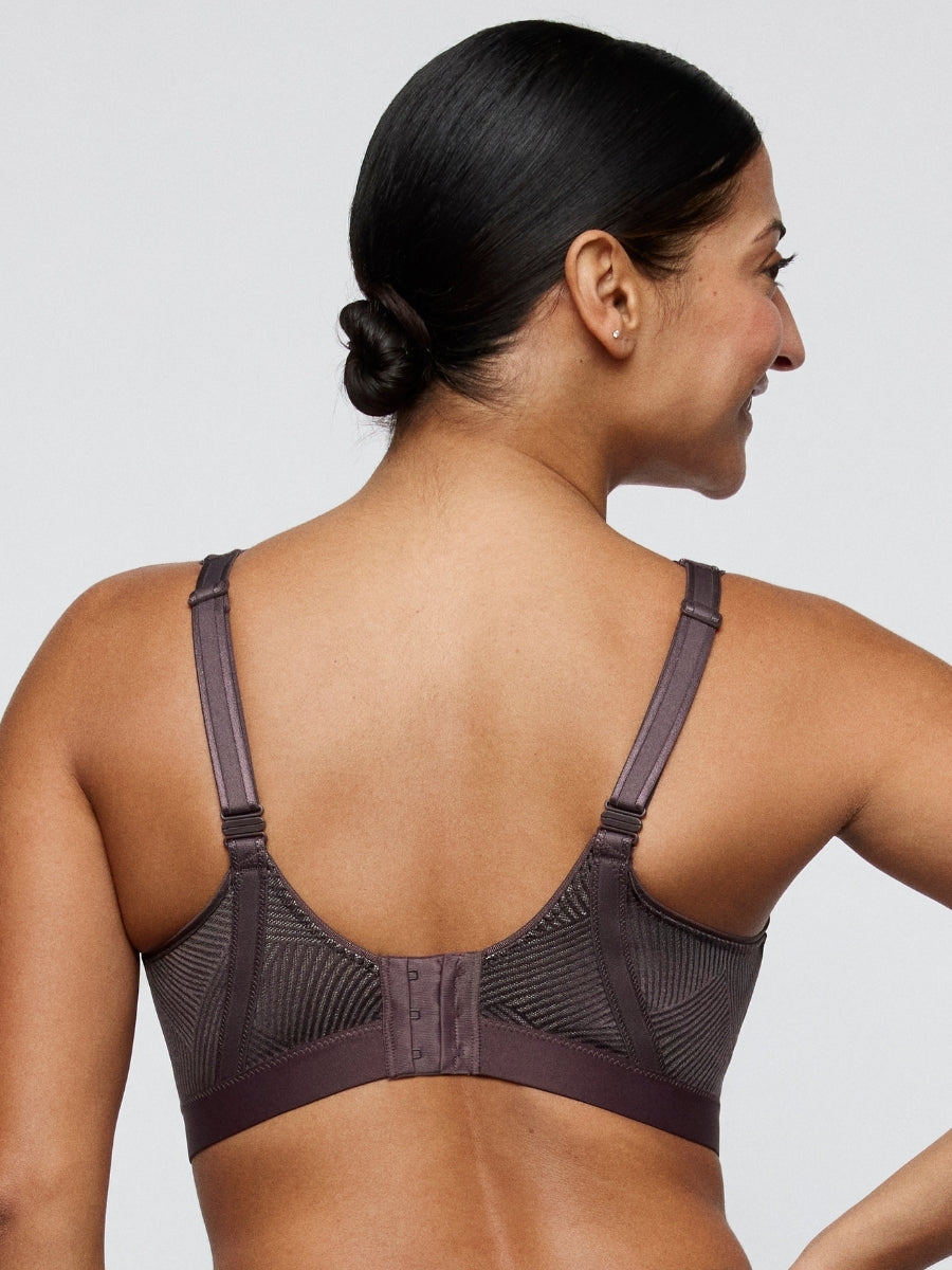 The Game Racerback Sports Bra - Smokey Taupe
