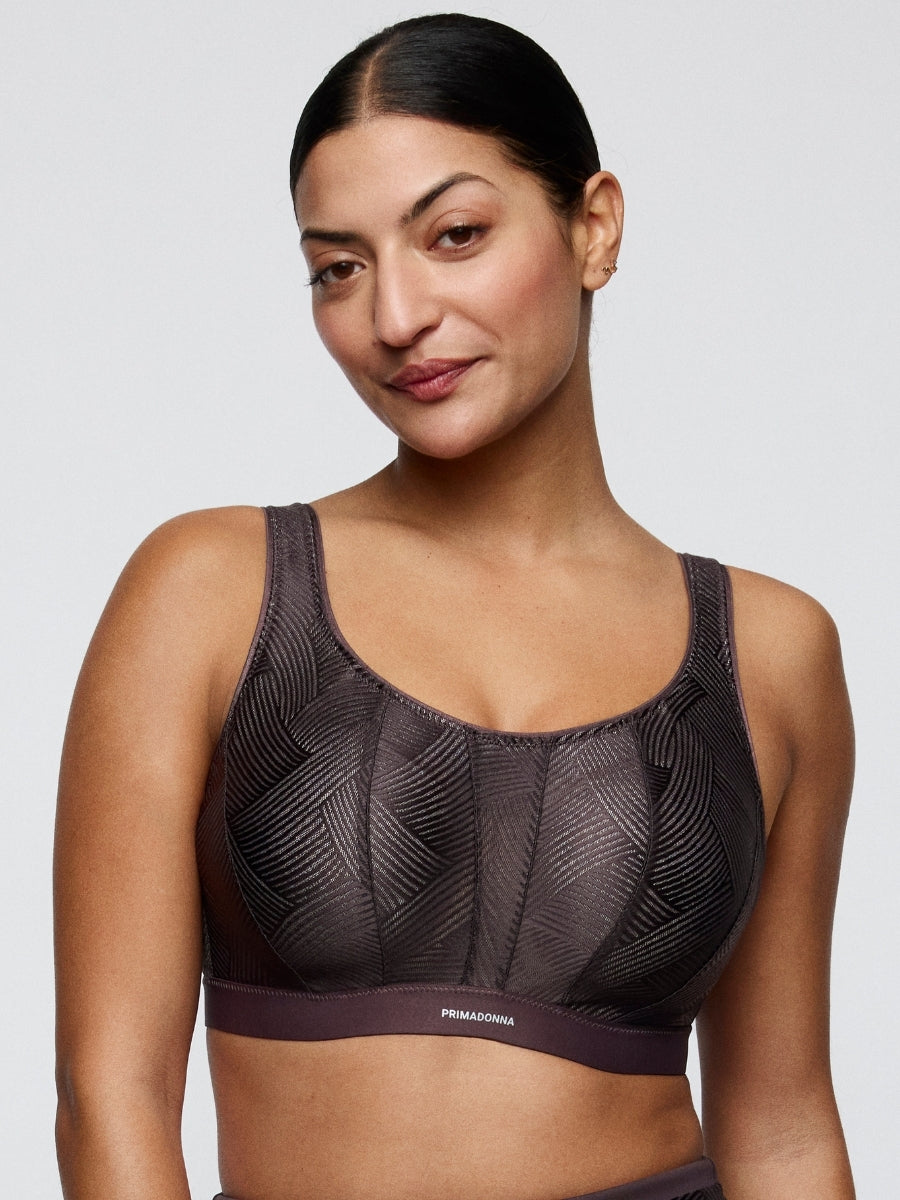 The Game Racerback Sports Bra - Smokey Taupe