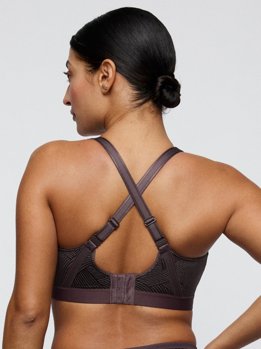 The Game Wireless Racerback Sports Bra - Smokey Taupe