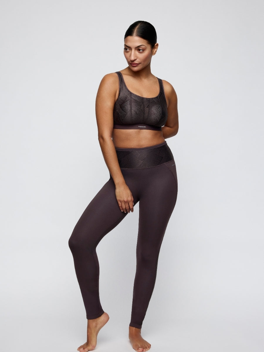 The Game Wireless Racerback Sports Bra - Smokey Taupe