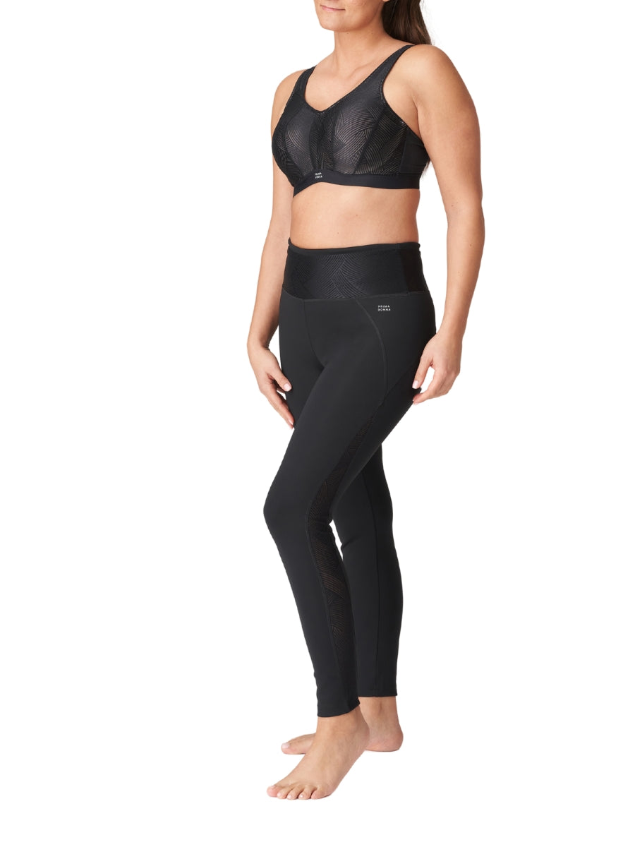 The Game Padded Racerback Sports Bra - Black